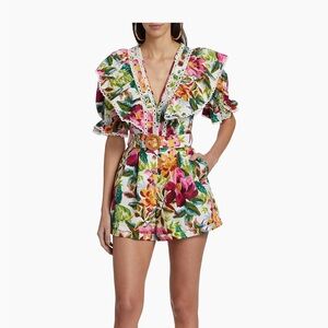Farm Rio

Painted Flowers Belted Romper